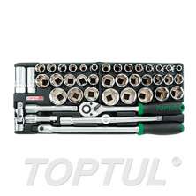 1/2" DR. Flank Socket Set (METRIC & SAE)