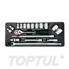 1/2" DR. Flank Socket Set
